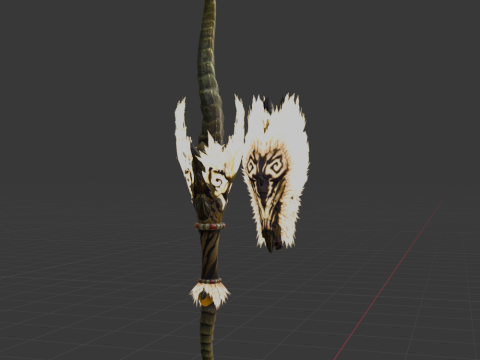 Demonlord Blade - Monster Hunter World Modelo 3D