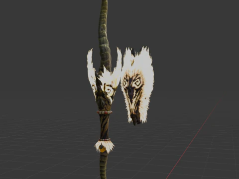Demonlord Blade - Monster Hunter World 3D Model