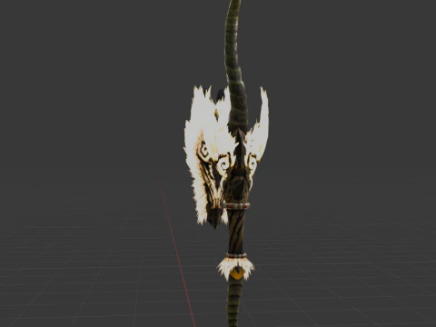 Demonlord Blade - Monster Hunter World 3D Model