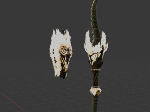 Demonlord Blade - Monster Hunter World Modelo 3D