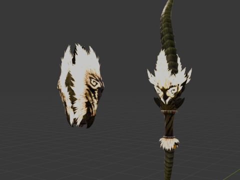 Demonlord Blade - Monster Hunter World Modelo 3D
