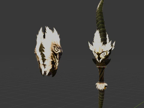 Demonlord Blade - Monster Hunter World 3D Model