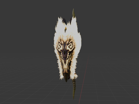 Demonlord Blade - Monster Hunter World Modelo 3D