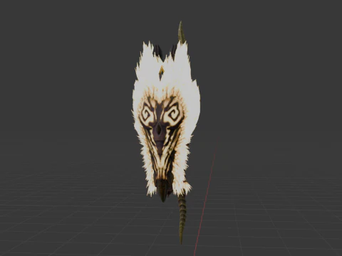 Demonlord Blade - Monster Hunter World 3D Model