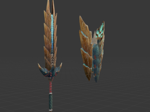 Despots Thundergale - Monster Hunter World Modèle 3D