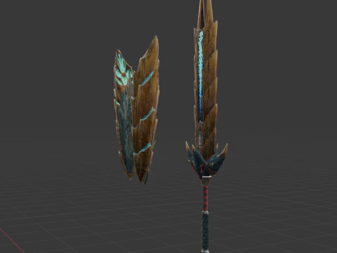 Despots Thundergale - Monster Hunter World 3D Model