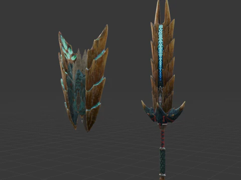 Despots Thundergale - Monster Hunter World 3D Model