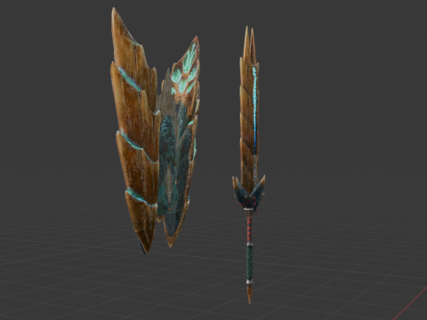 Despots Thundergale - Monster Hunter World Modèle 3D