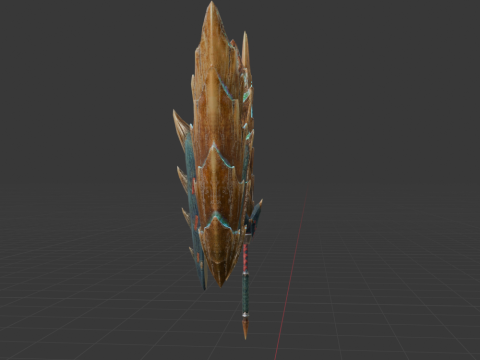 Despots Thundergale - Monster Hunter World Modèle 3D