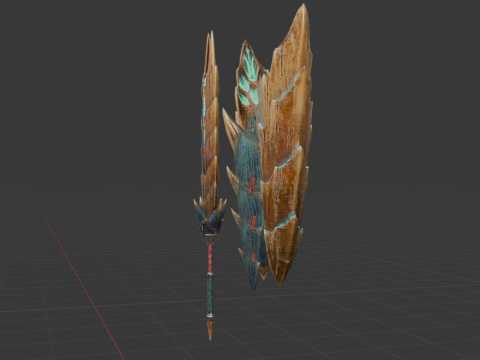 Despots Thundergale - Monster Hunter World Modèle 3D
