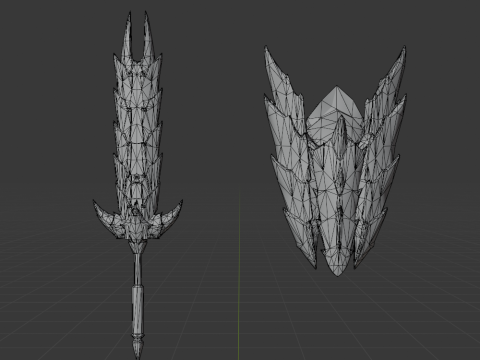 Despots Thundergale - Monster Hunter World Modèle 3D
