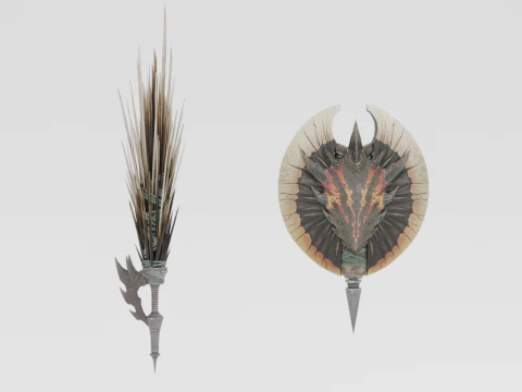 Spine delle Devastazioni - Monster Hunter World Modello 3D