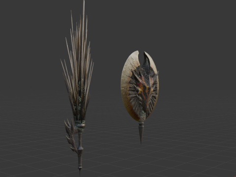 Devastations Thorns - Monster Hunter World Modelo 3D