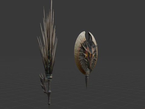 Devastations Thorns - Monster Hunter World 3D Model