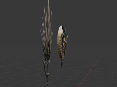 Devastations Thorns - Monster Hunter World 3D Model