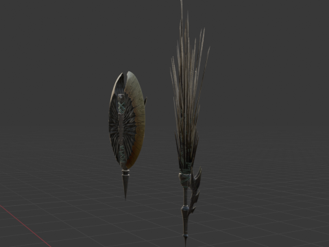 Devastations Thorns - Monster Hunter World Modelo 3D