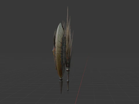 Devastations Thorns - Monster Hunter World 3D Model