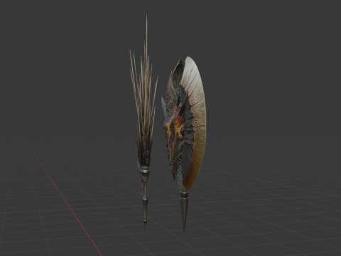 Devastations Thorns - Monster Hunter World Modelo 3D