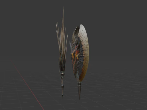 Devastations Thorns - Monster Hunter World 3D Model