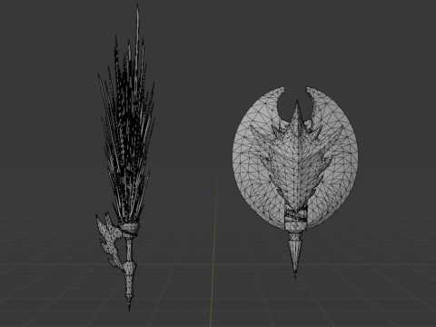 Devastations Thorns - Monster Hunter World Modelo 3D