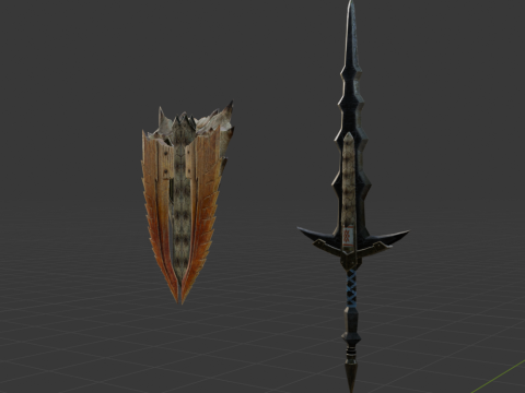 Elder Wolf Fang - Monster Hunter World Model 3D