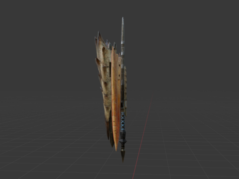 Elder Wolf Fang - Monster Hunter World Model 3D