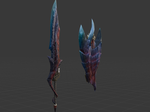 Glavenus Bardred - Monster Hunter World 3D Model
