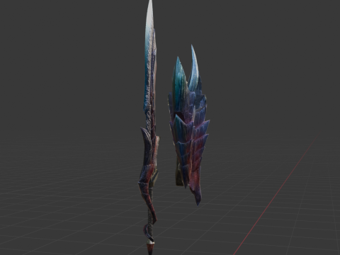 Glavenus Bardred - Monster Hunter World 3D Model
