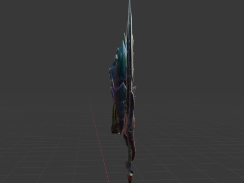Glavenus Bardred - Monster Hunter World 3D Model