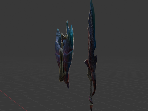 Glavenus Bardred - Monster Hunter World 3D Model