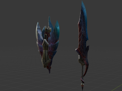 Glavenus Bardred - Monster Hunter World 3D Model