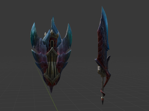 Glavenus Bardred - Monster Hunter World 3D Model