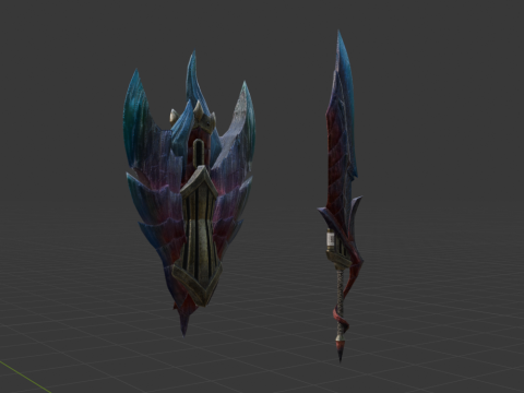 Glavenus Bardred - Monster Hunter World 3D Model