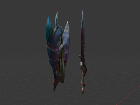 Glavenus Bardred - Monster Hunter World 3D Model