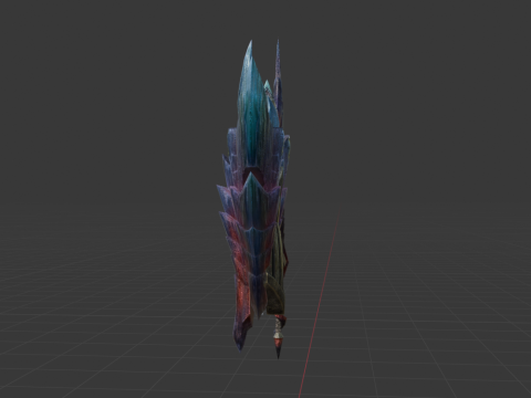 Glavenus Bardred - Monster Hunter World 3D Model