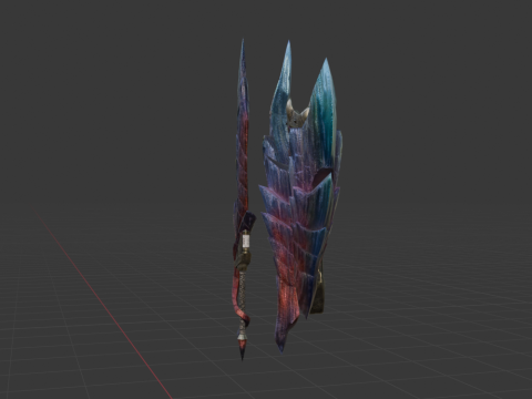 Glavenus Bardred - Monster Hunter World 3D Model