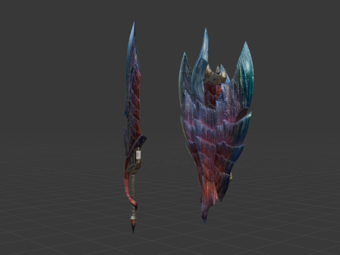 Glavenus Bardred - Monster Hunter World 3D Model