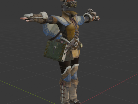 Handlers Outfit - Monster Hunter World 3Dモデル