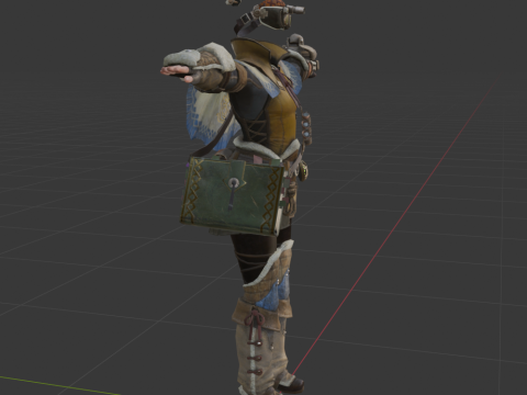 Handlers Outfit - Monster Hunter World 3Dモデル