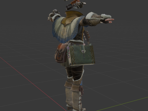 Handlers Outfit - Monster Hunter World 3Dモデル