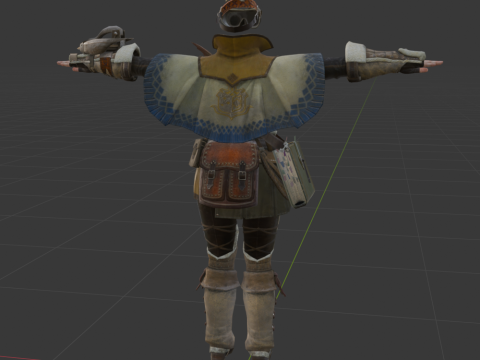 Handlers Outfit - Monster Hunter World 3Dモデル