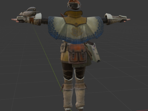 Handlers Outfit - Monster Hunter World 3Dモデル