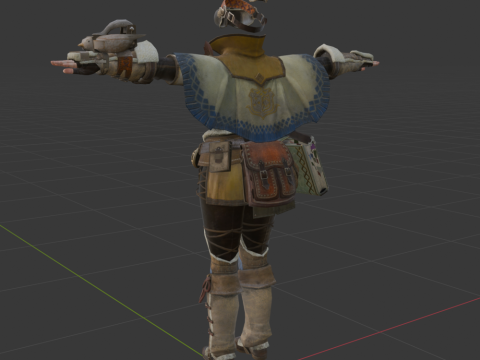 Handlers Outfit - Monster Hunter World 3Dモデル