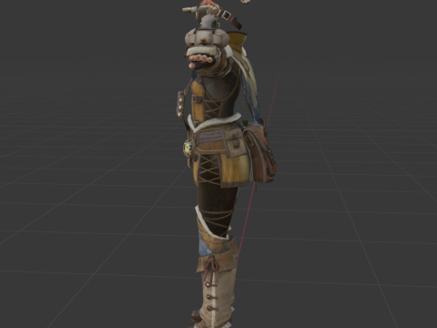 Handlers Outfit - Monster Hunter World 3Dモデル
