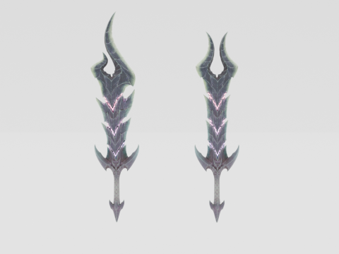 Alatreon Dual Blades - Monster Hunter World 3Dモデル