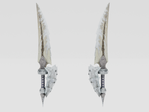 Bergel Vetra Dual Blades - Monster Hunter World 3Dモデル