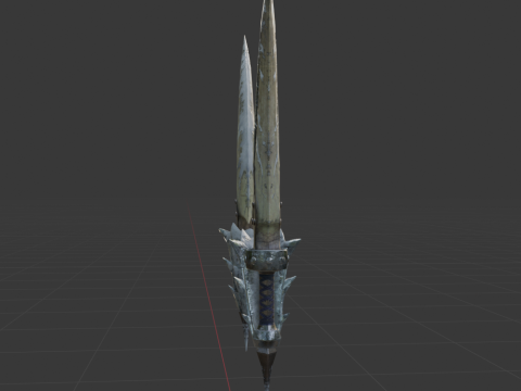 Bergel Vetra Dual Blades - Monster Hunter World Model 3D