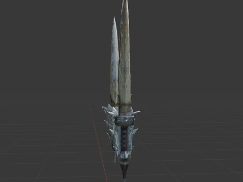 Bergel Vetra Dual Blades - Monster Hunter World 3D Model