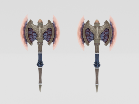 Blazing Warhawks Dual Blades - Monster Hunter World 3D Модель