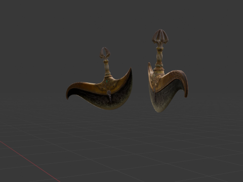 Boundless Farsight Dual Blades - Monster Hunter World 3D Model